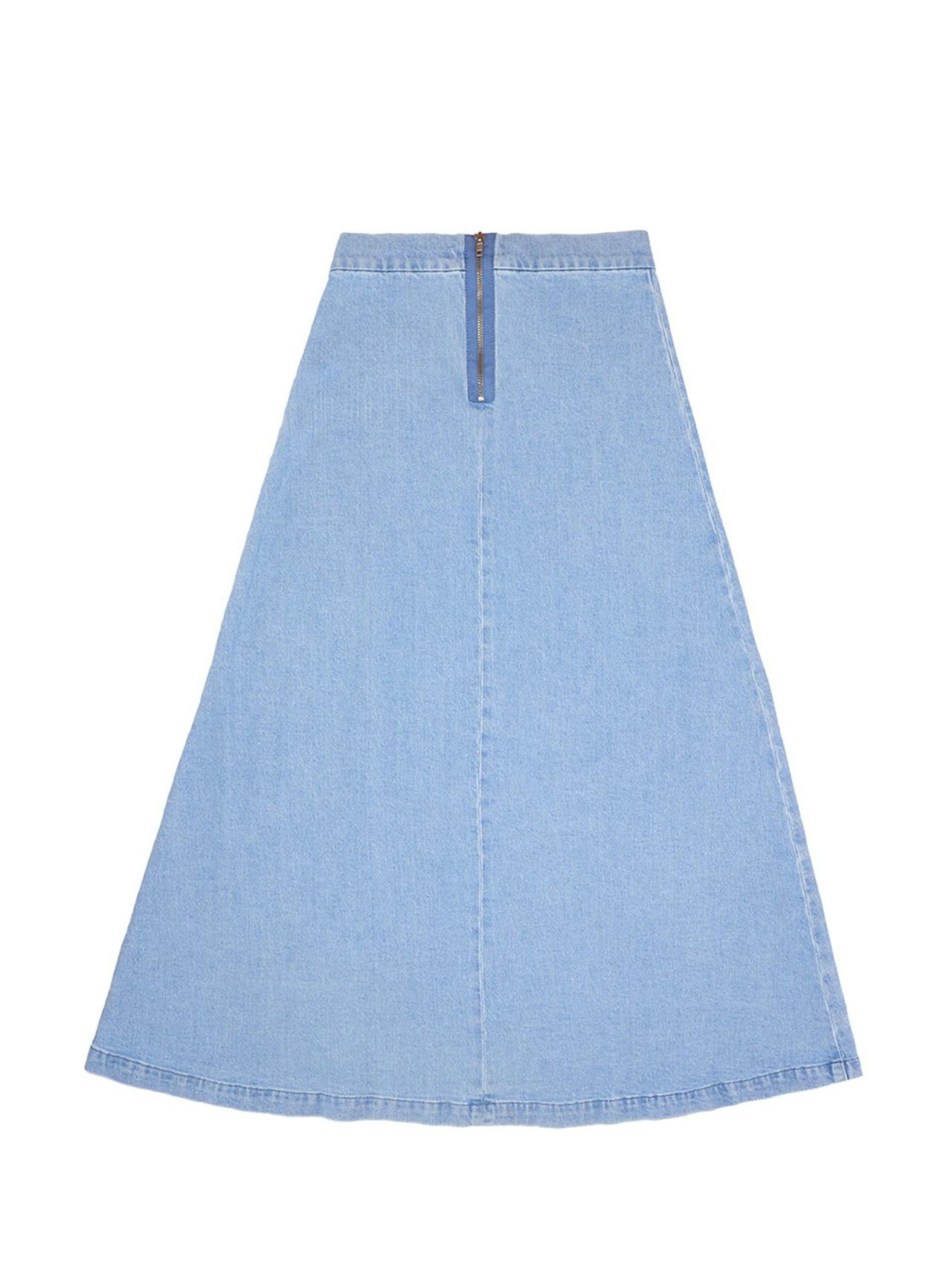 Faye slip skirt in oceanic blue 6204520090 Seventy + Mochi    - Collagerie