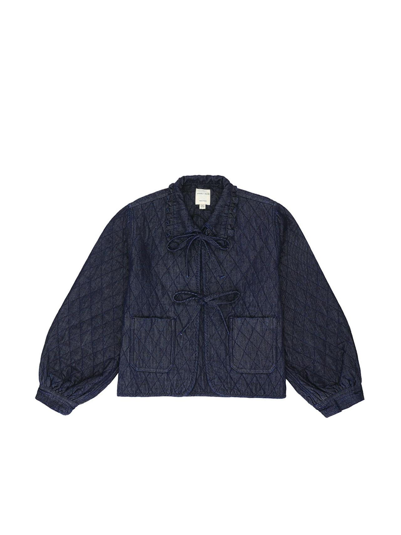 Heidi jacket in indigo rinse