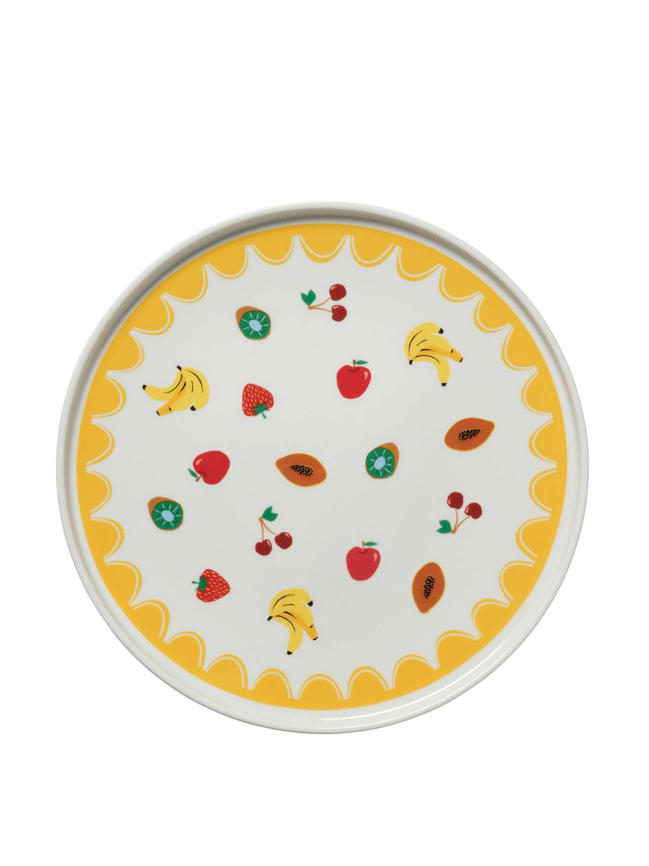 Yellow fruit plate