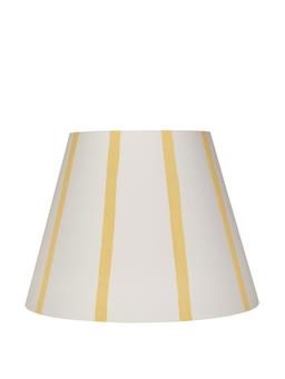 Yellow stripe lampshade Interiors Hum London    - Collagerie