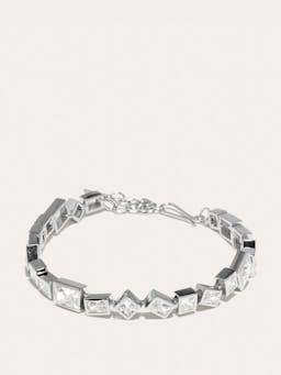 Z59 Cubic zirconia and rhodium plated bracelet Bracelet Completedworks    - Collagerie