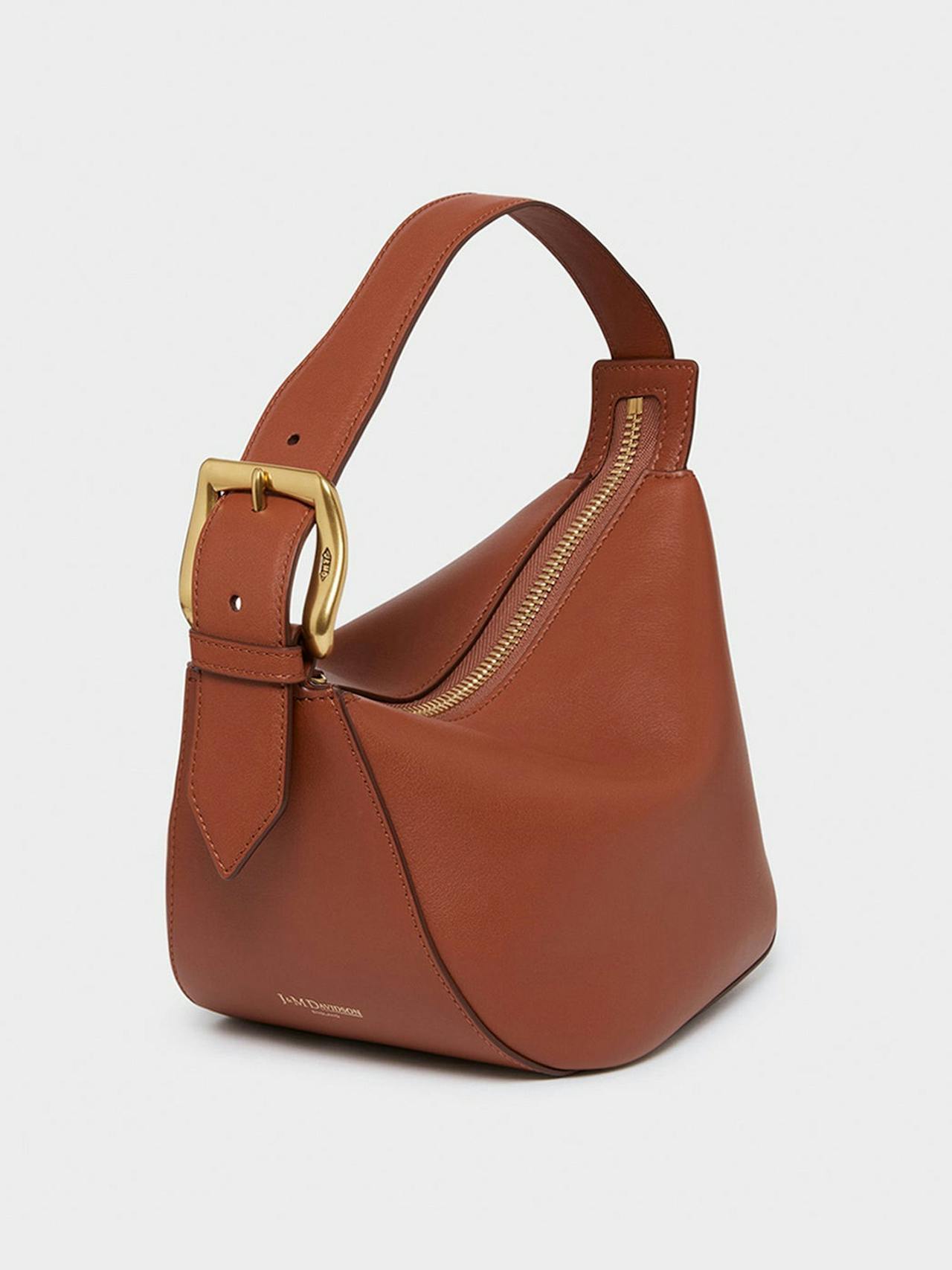 Terracotta zip quiver crossbody bag