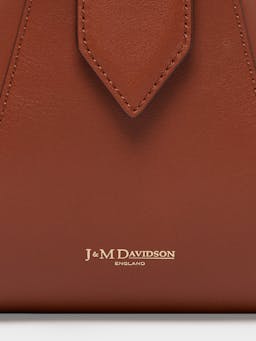 Terracotta zip quiver crossbody bag Bags J&M Davidson    - Collagerie