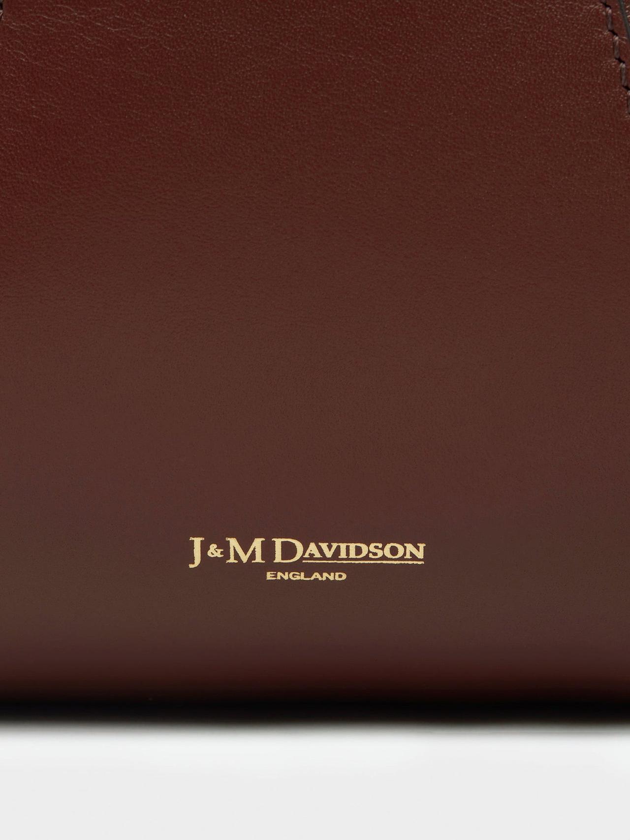 Wine leather Zip Quiver bag BAGS J&M Davidson    - Collagerie