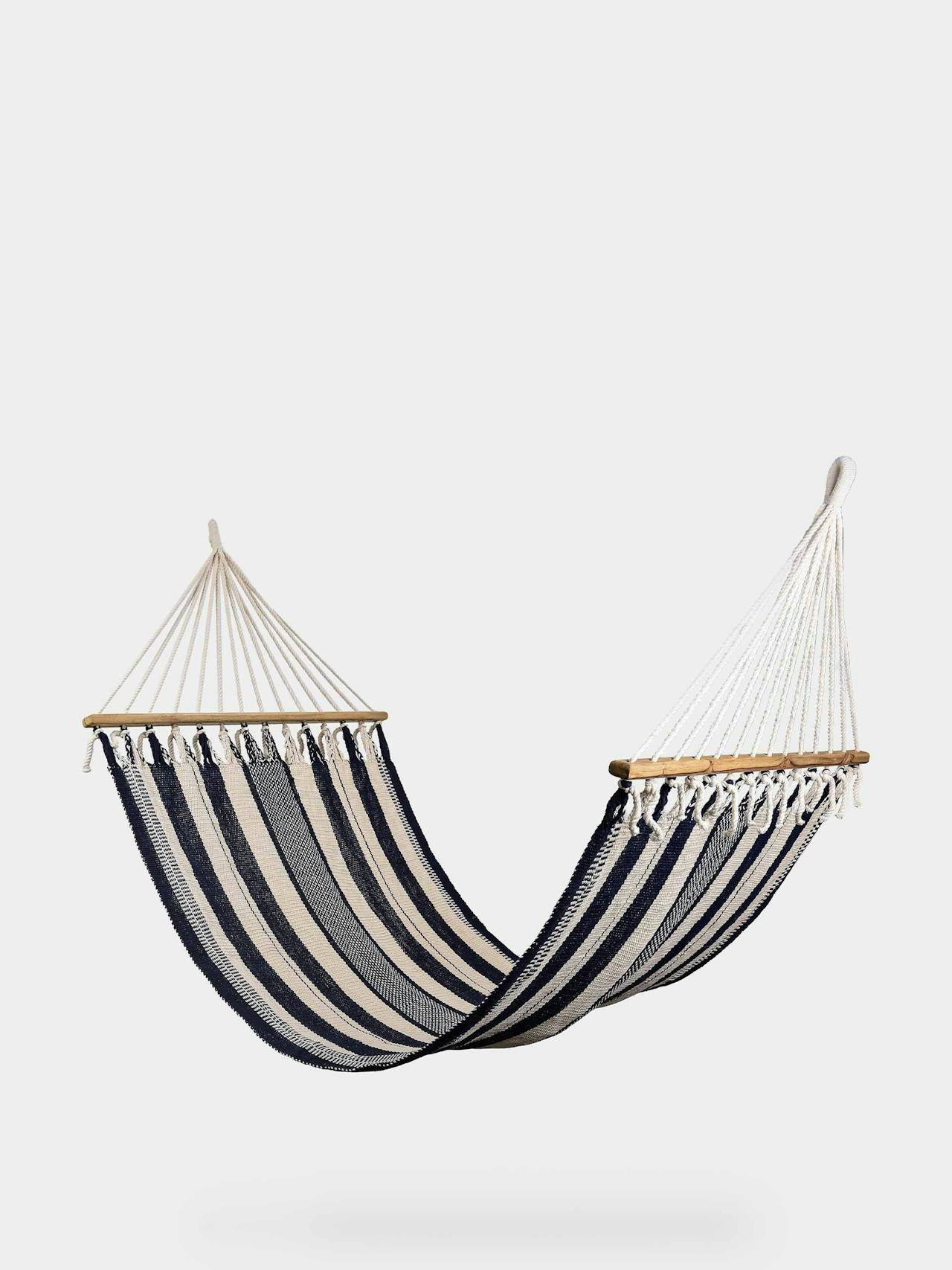 Handwoven cotton king hammock