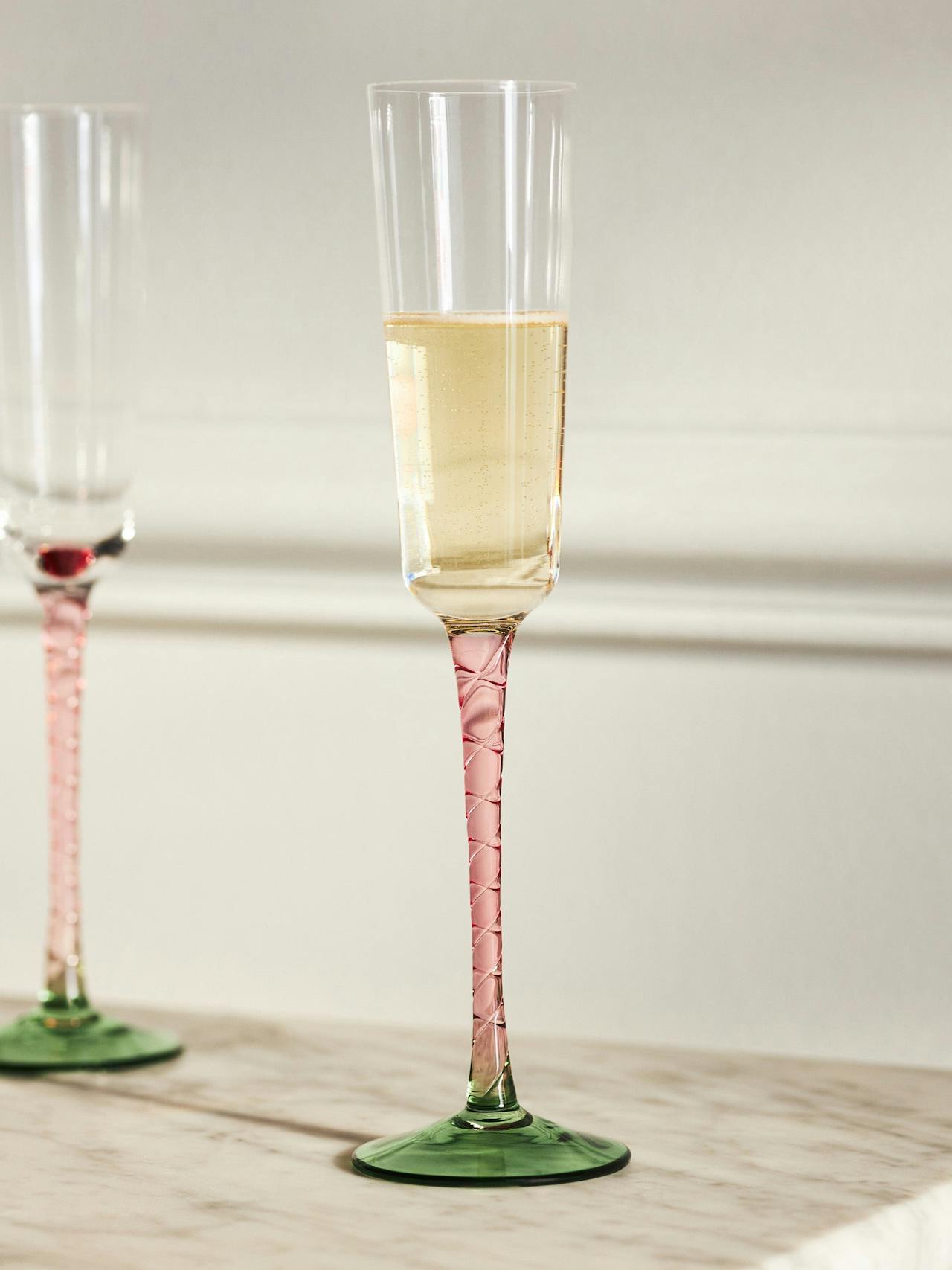 Margot champagne flute glasses (set of 4)