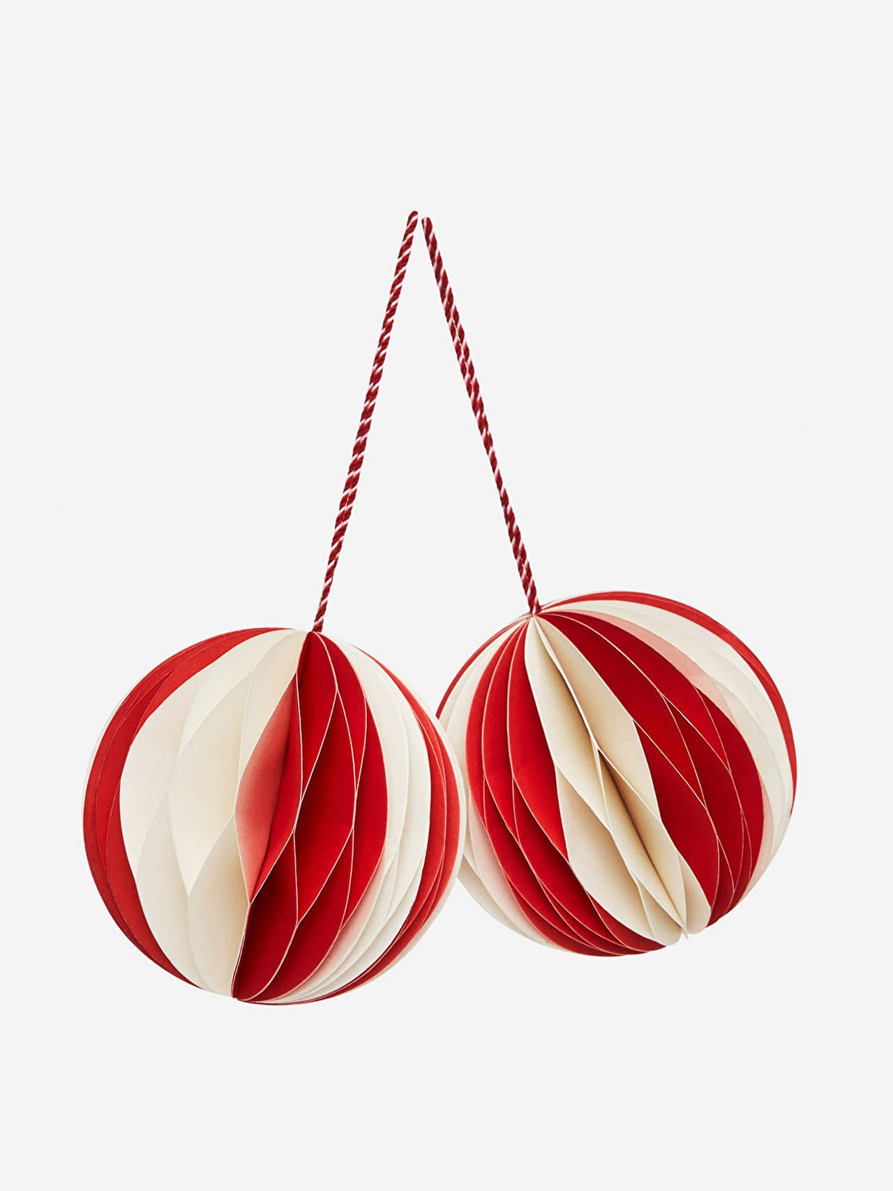 Honeycomb ornaments (set of 2)