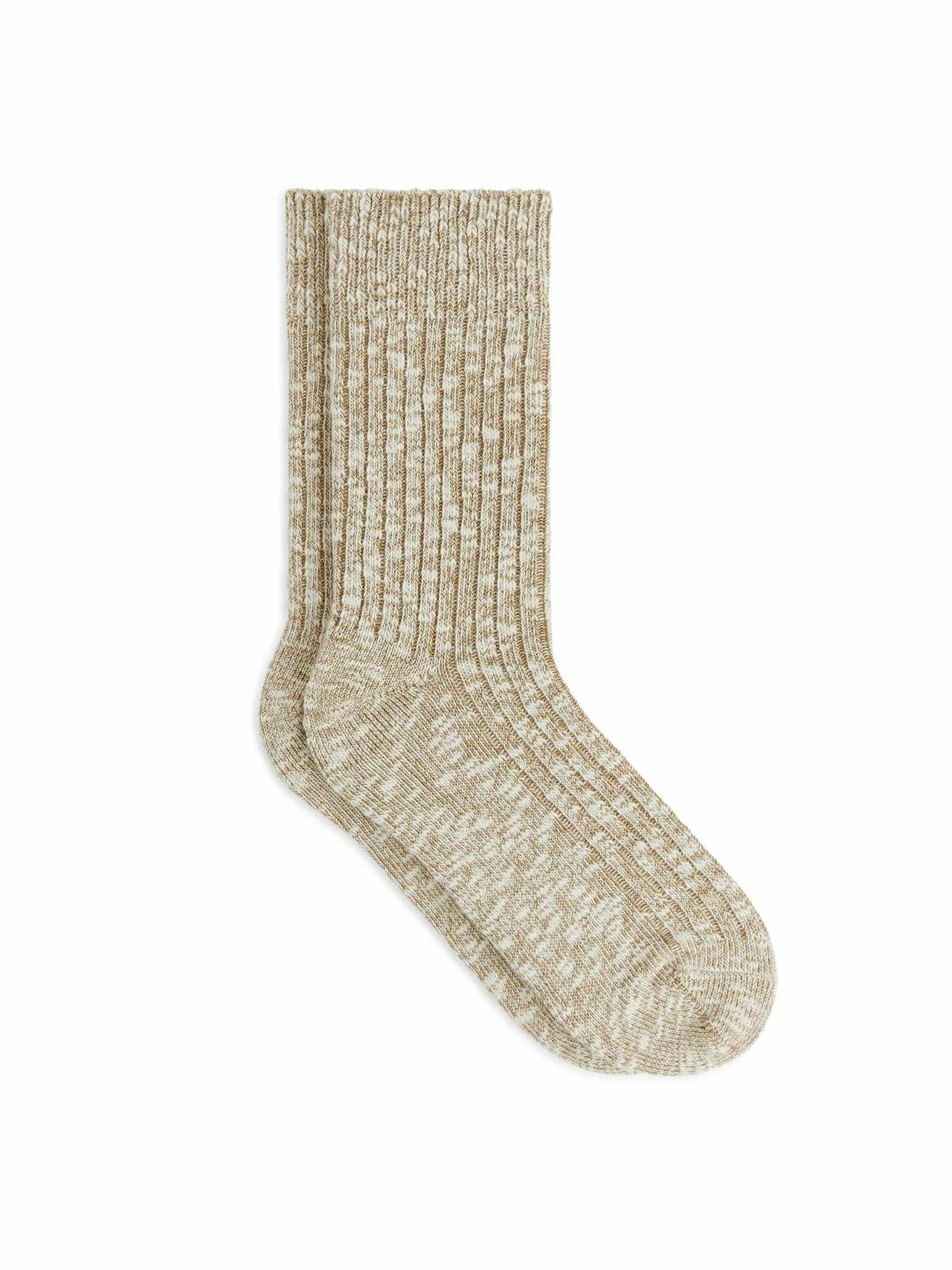 Chunky knit socks