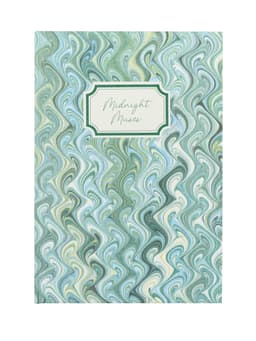 Midnight muses notebook, marble blue/green Miscellaneous Rebecca Udall    - Collagerie