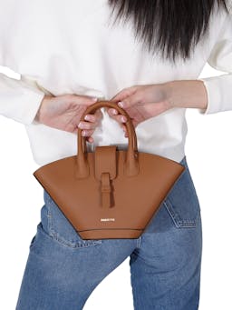 Mini Lumière Caramel leather bag Bolsos Paris/64    - Collagerie