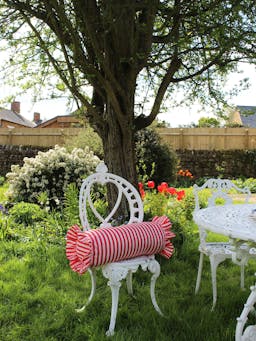 Cherry red bolster cover Cushions Amuse La Bouche    - Collagerie