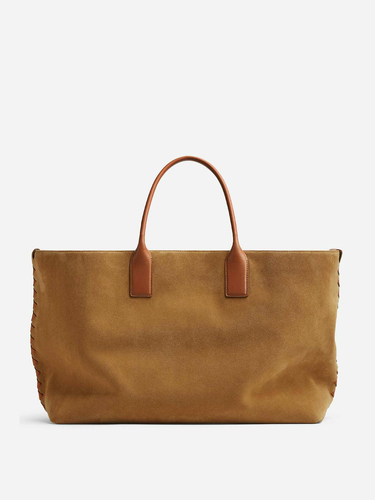 Large Cabat suede tote bag