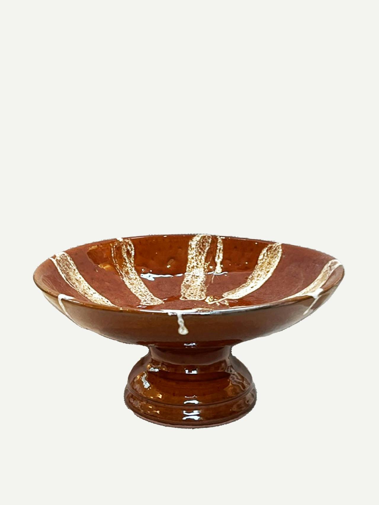 Terracotta pedestal bowl