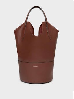 Ray leather bucket bag in Wine BAGS J&M Davidson    - Collagerie