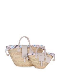 Mini Capazo Oh Là Là beige crossbody bag Bolsos Paris/64    - Collagerie