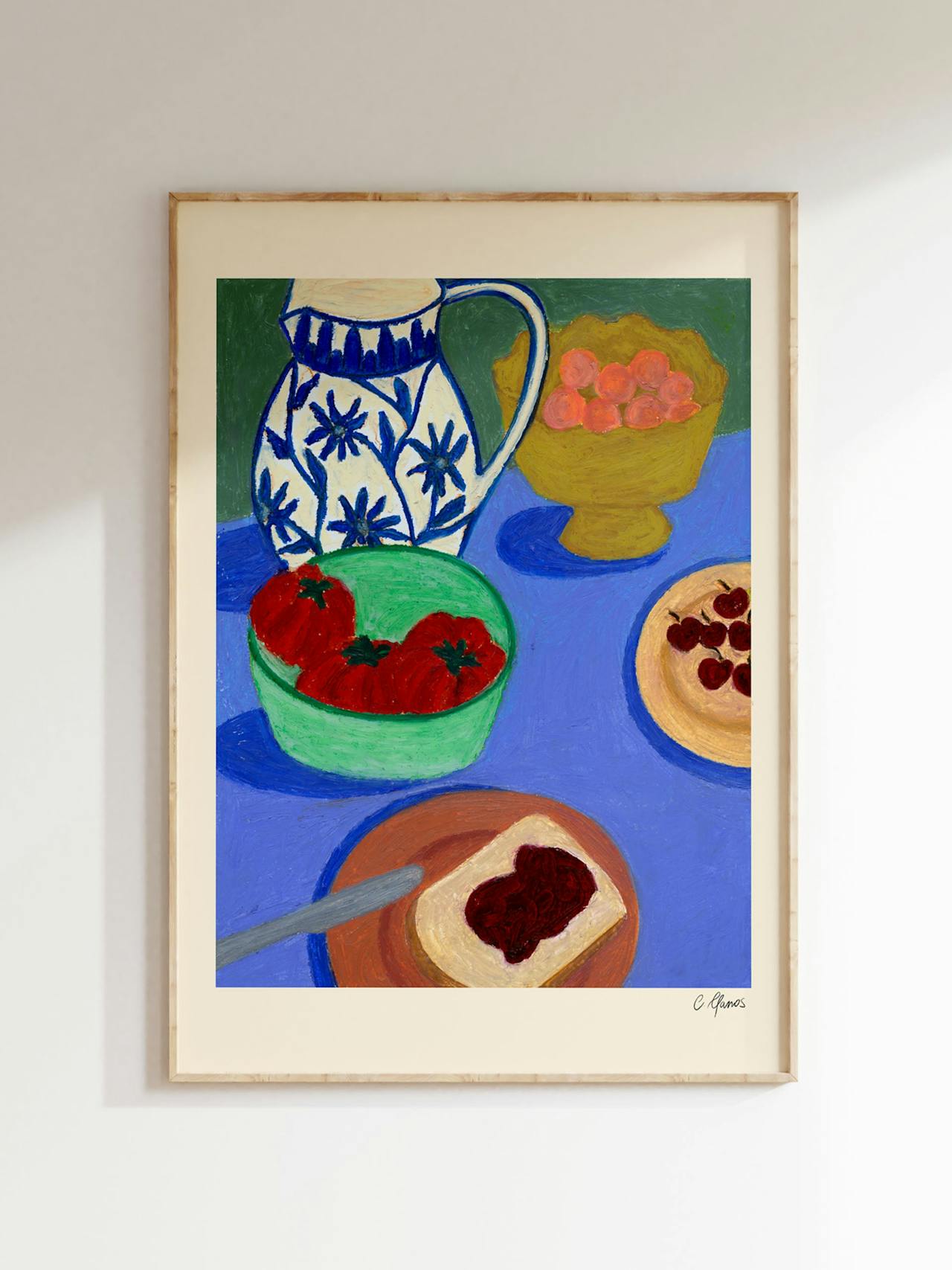 'Jam On Toast' print