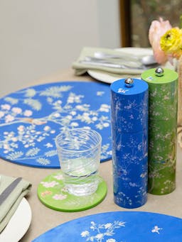 Green chinoiserie coasters (set of 4)  Addison Ross    - Collagerie