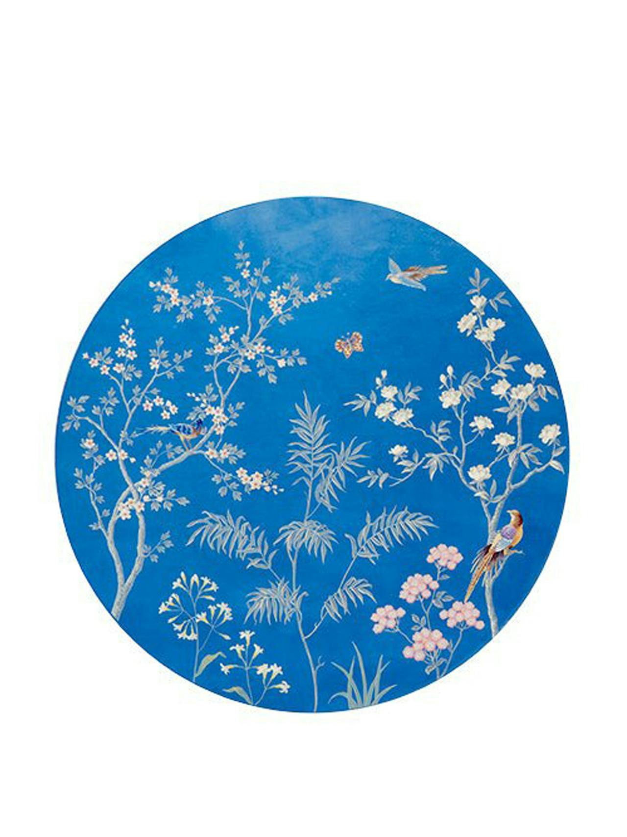 Blue chinoiserie placemats, set of 4