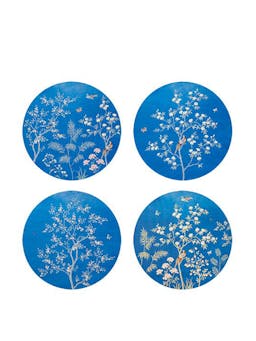 Blue chinoiserie placemats, set of 4  Addison Ross    - Collagerie