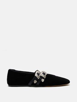 Black velvet Claudia slipper Shoes Le Monde Beryl    - Collagerie