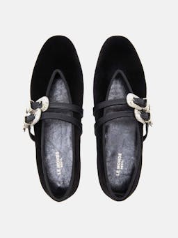 Black velvet Claudia slipper Shoes Le Monde Beryl    - Collagerie