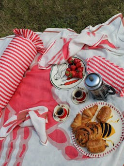 Crab everyday linen Tablecloths Amuse La Bouche    - Collagerie