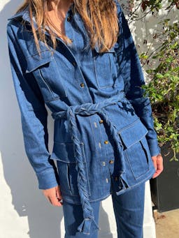 Indigo denim Erin jacket Clothing Usisi Sister    - Collagerie