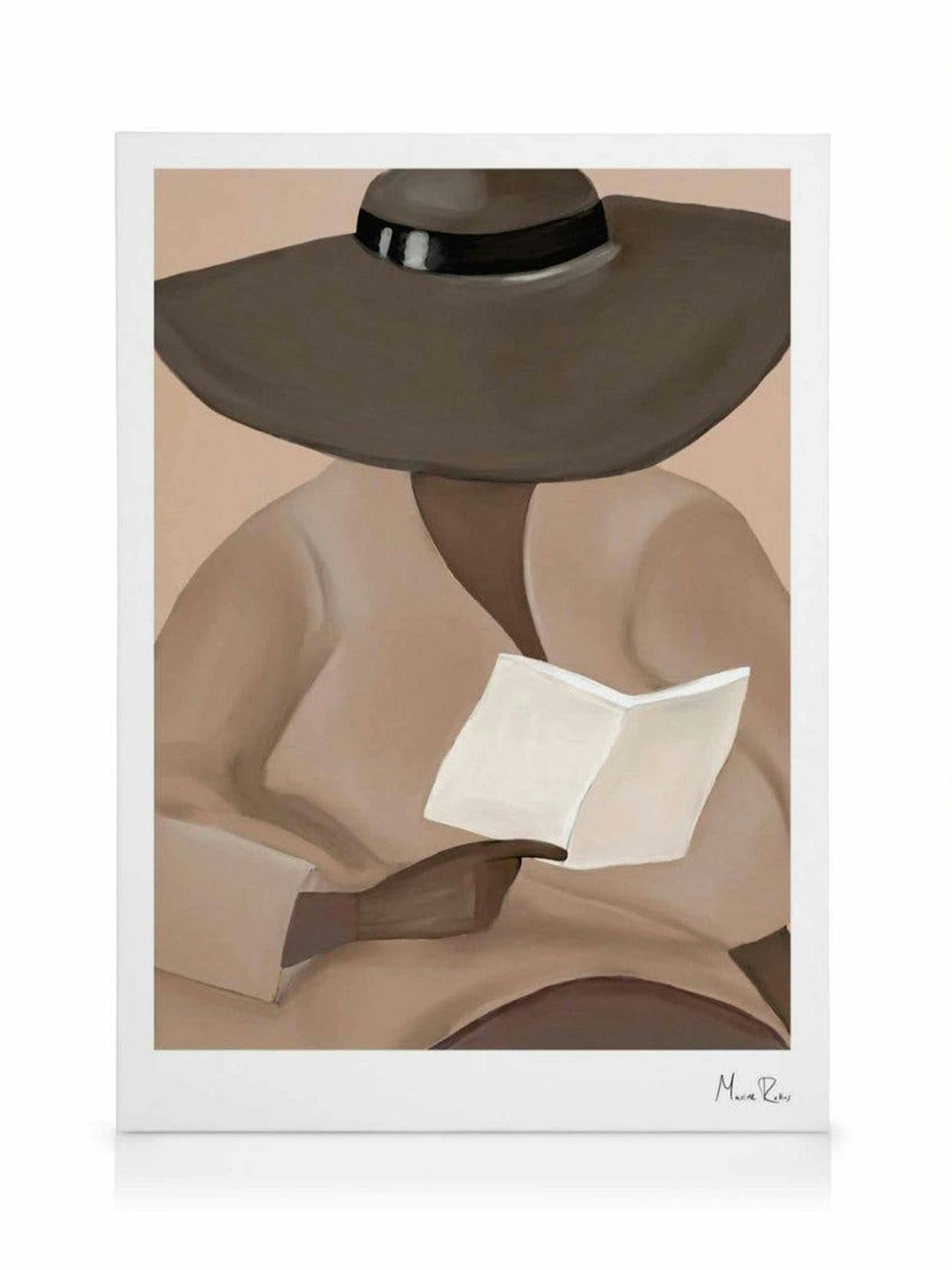 Reading Hat print