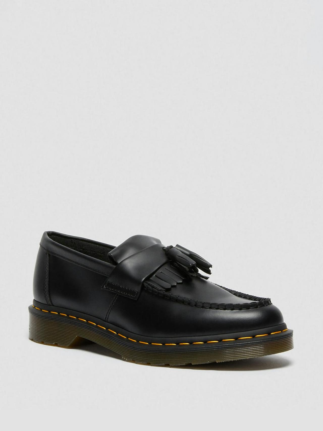 Smooth leather tassel loafers