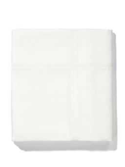 Duvet cover hemstitch ivory white Wedding Gifts Volga Linen    - Collagerie