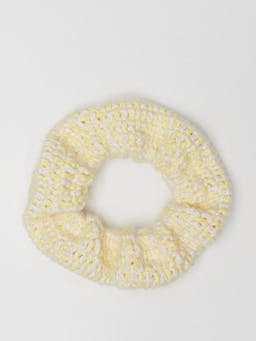 Ramunės: sunrise and oat milk cotton scrunchie Crochet Scrunchie The Knotty Ones    - Collagerie