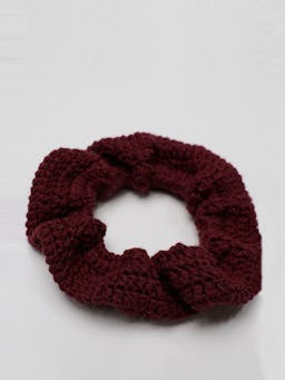 Ramunės: hellebore cotton scrunchie Crochet Scrunchie The Knotty Ones    - Collagerie