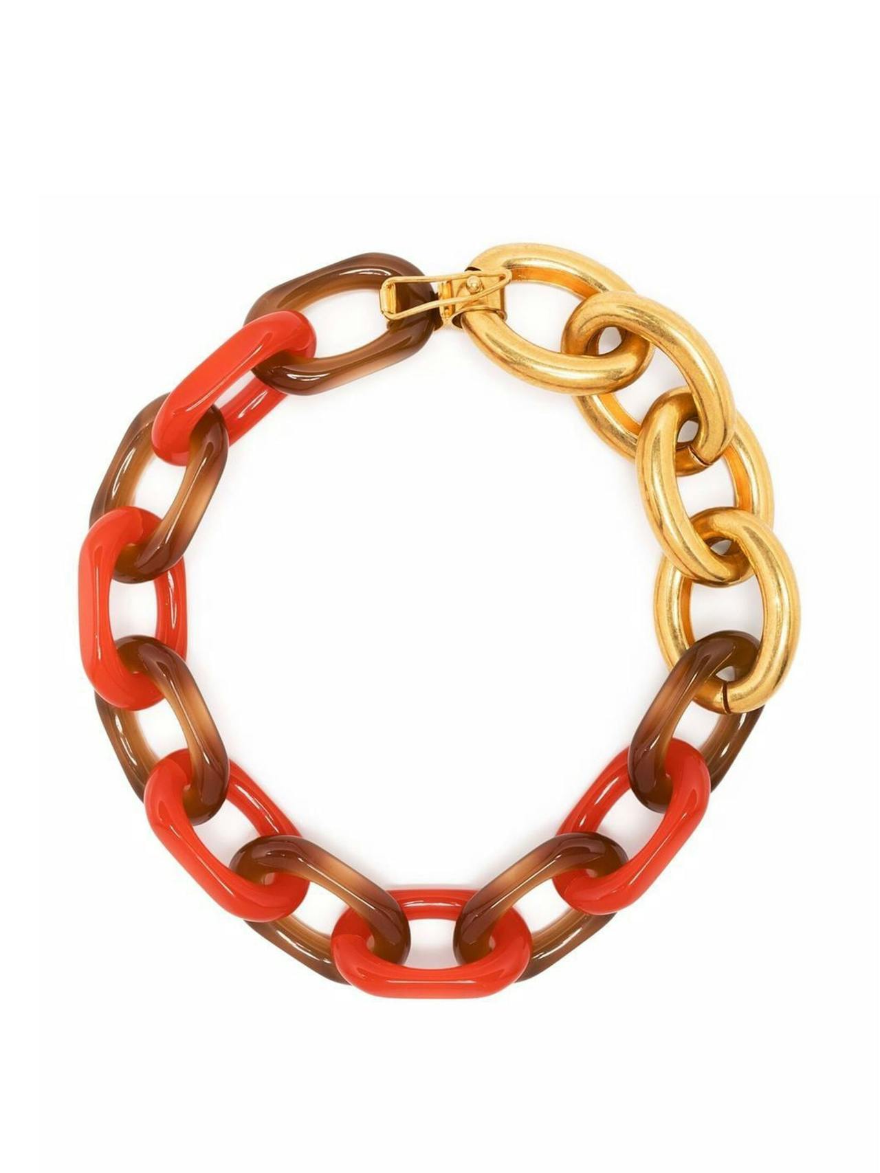 Chunky chain-link necklace