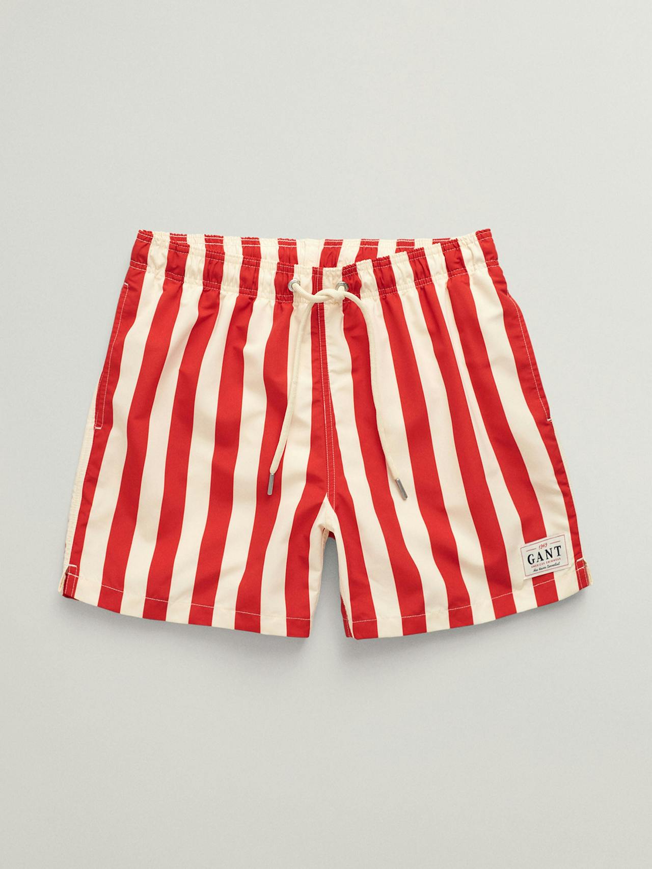 Block striped swim shorts