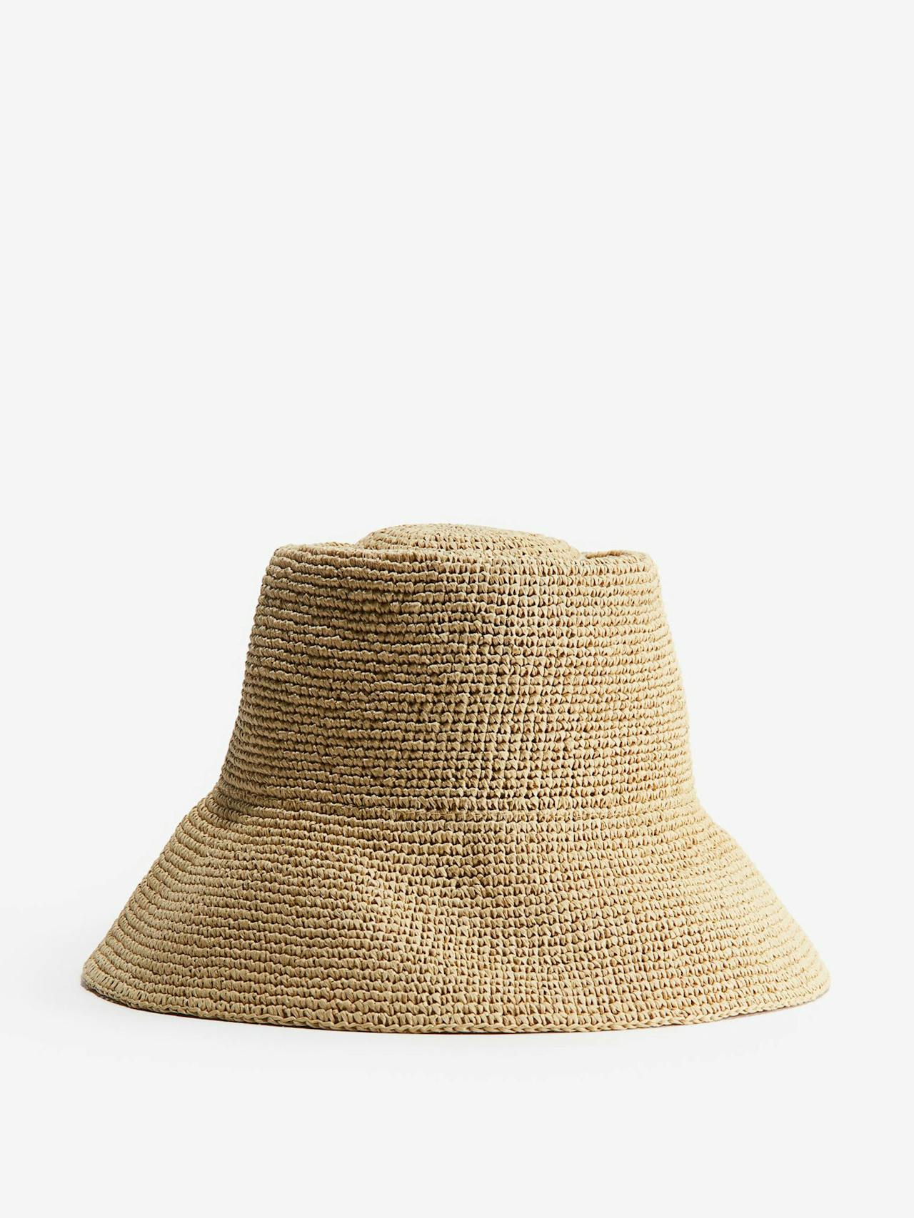 Straw bucket hat