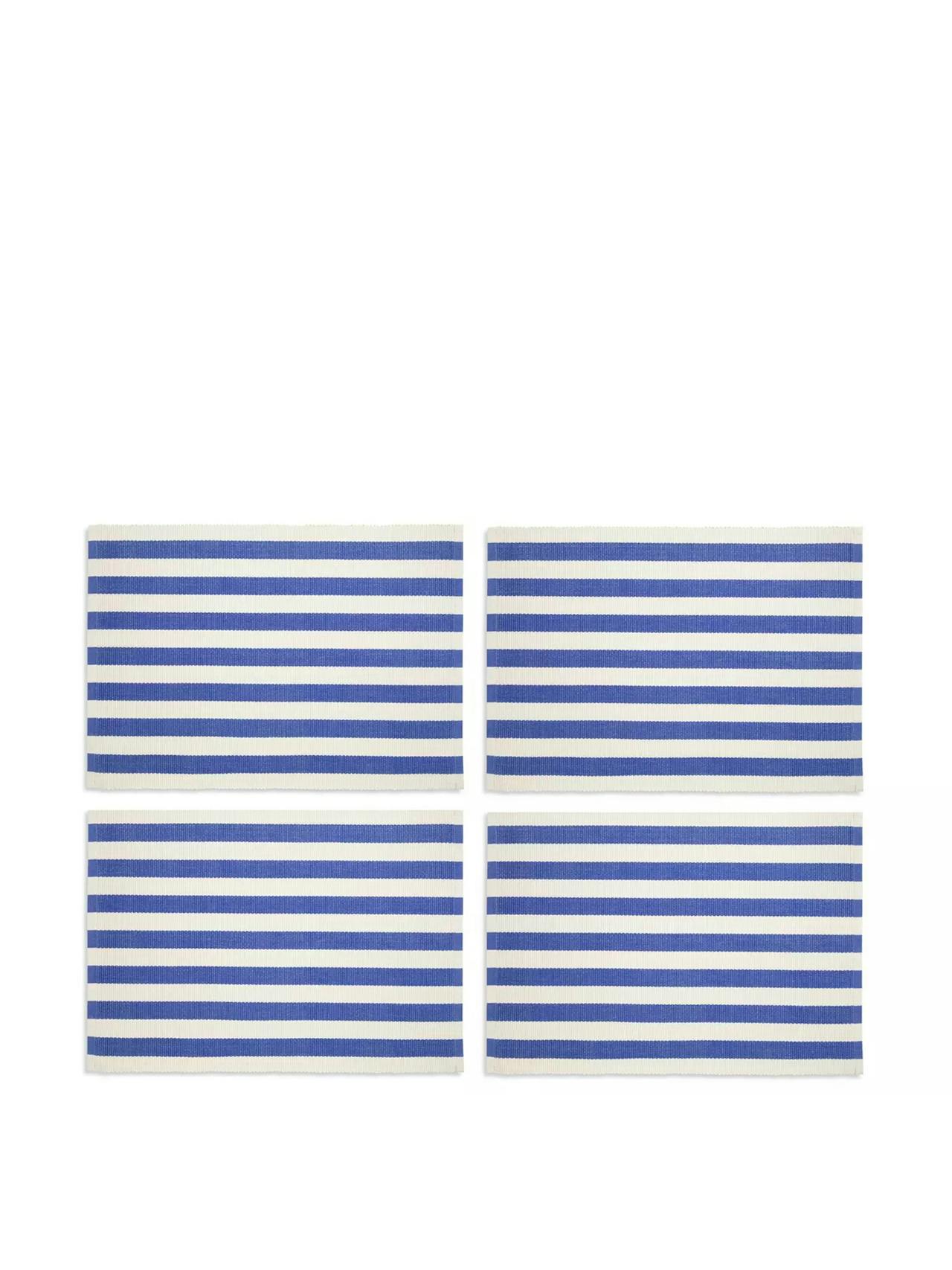 Maubec stripe ribbed placemats (set of 4)