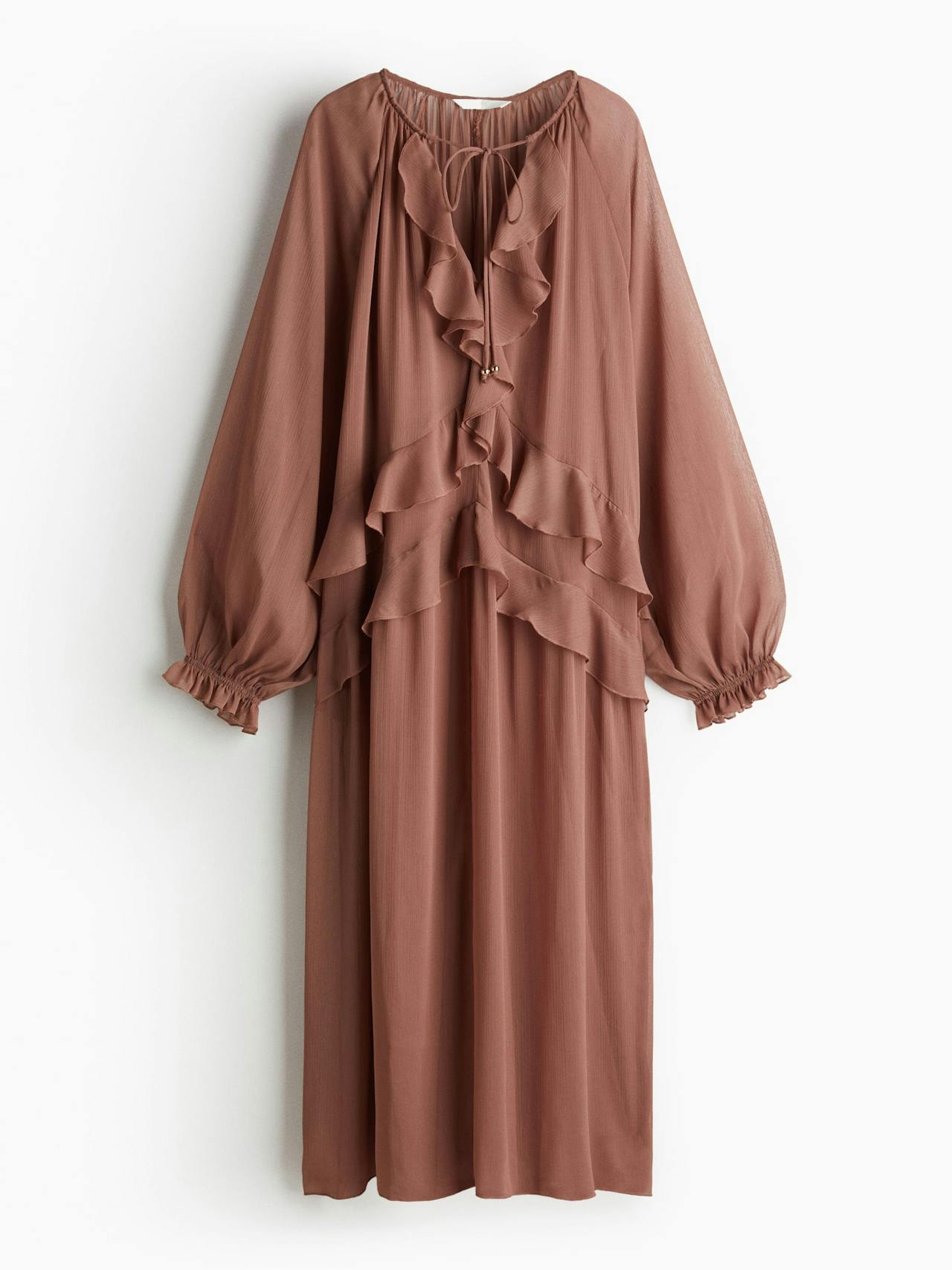 Long chiffon dress