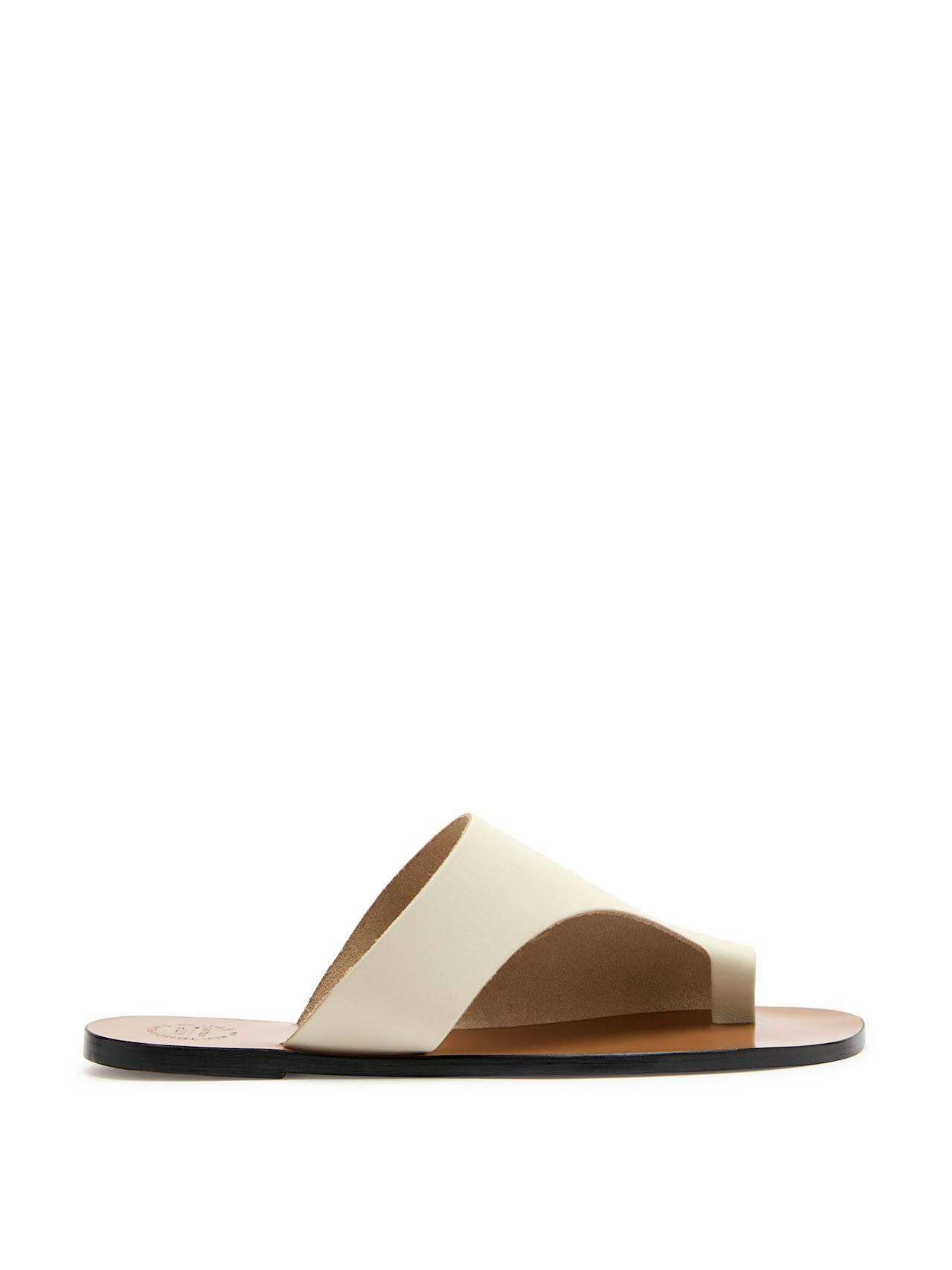 Rosa leather thong sandals