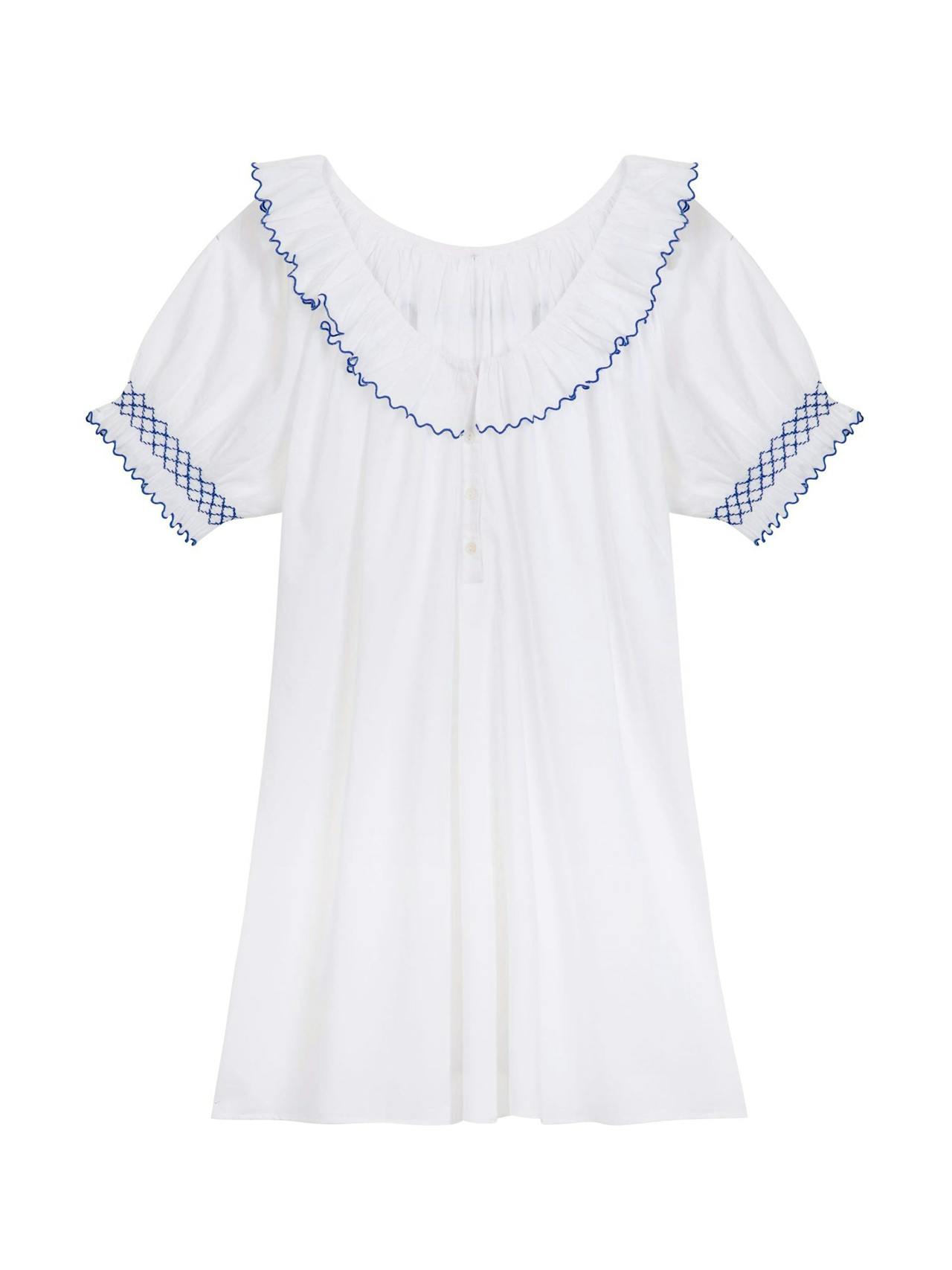 White cotton nightdress