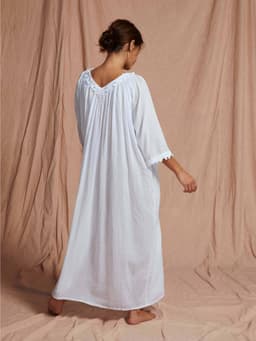 Cotton full length Julia nightdress Clothing If Only If    - Collagerie