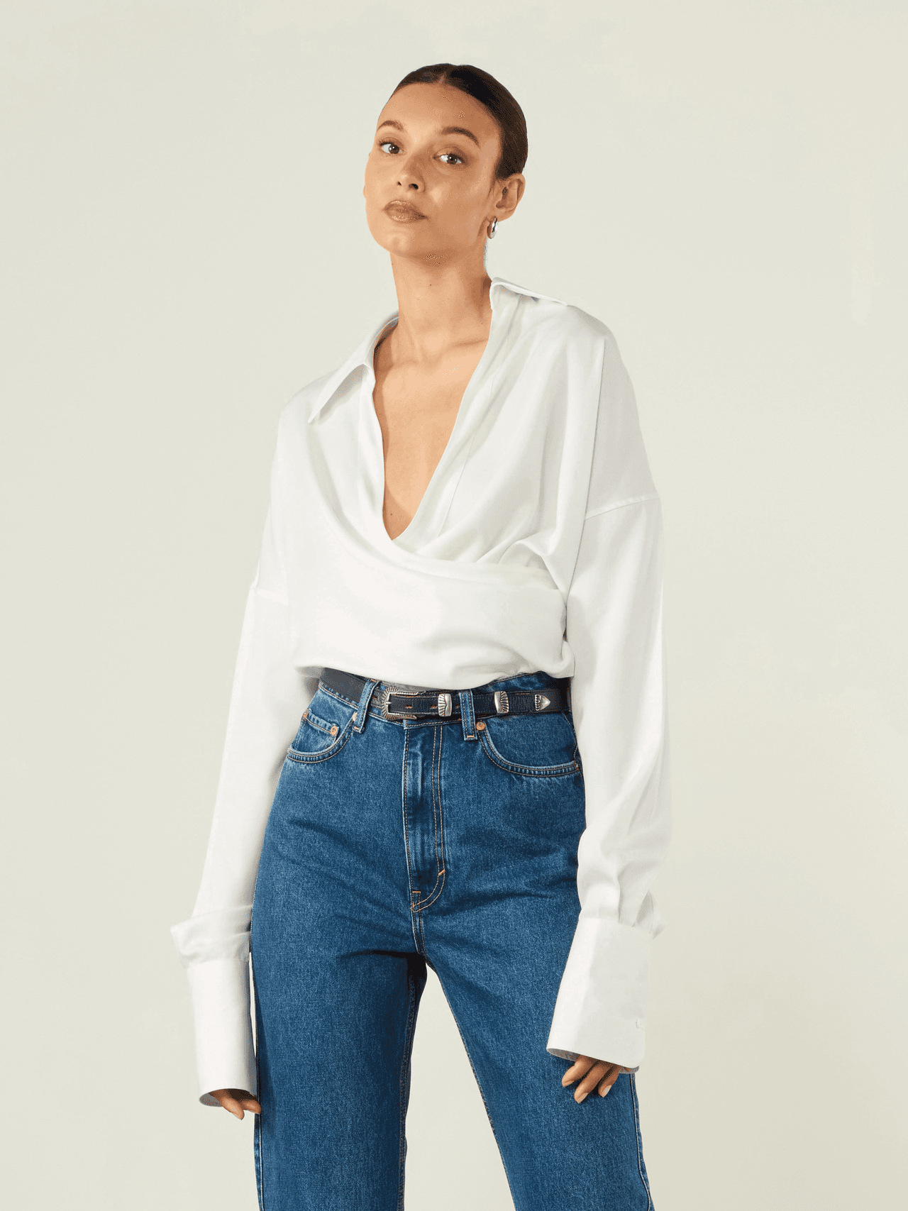 Ncuti: Tencel, Off-White x Felicity Kay Shirts With Nothing Underneath    - Collagerie