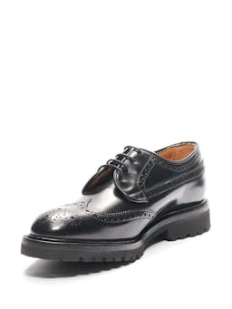 Black Guinevere Brogue derby shoes Shoes Macian    - Collagerie