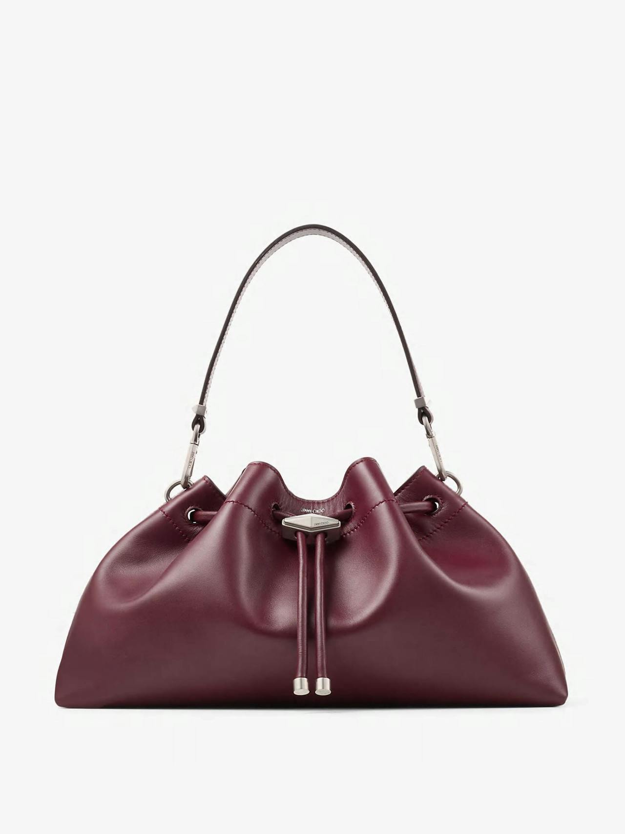 Cinch M garnet leather handbag