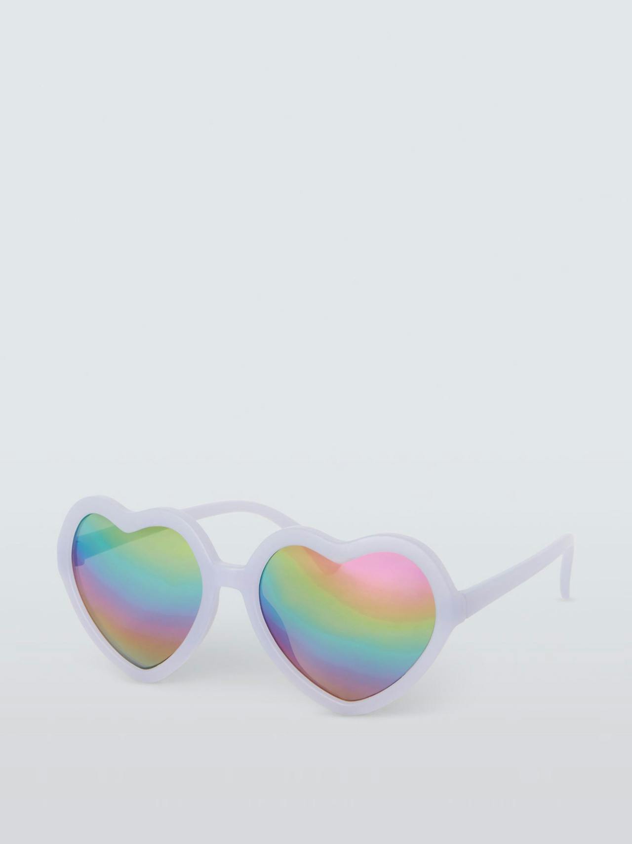 Kids' rainbow heart sunglasses