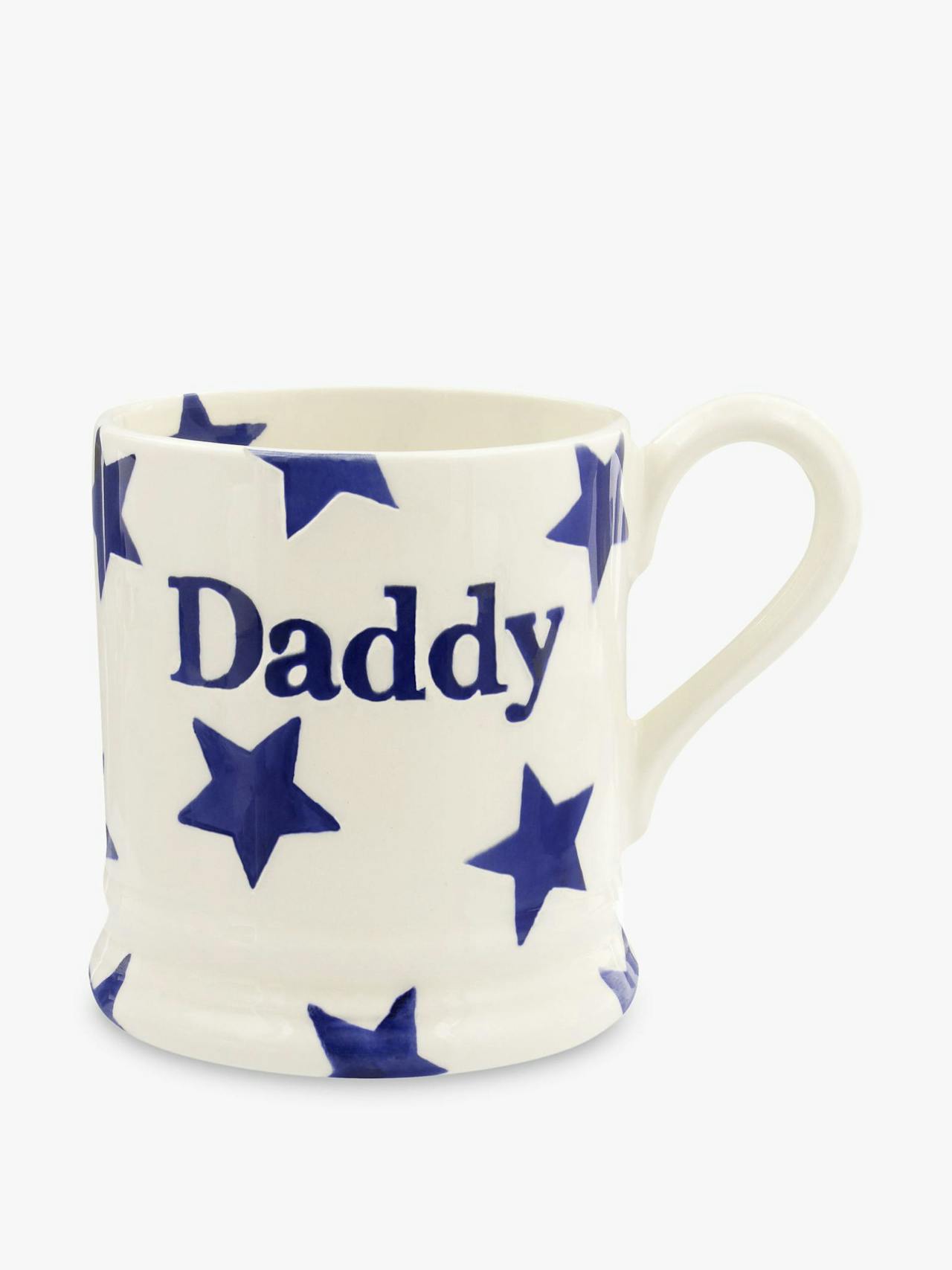 Blue star 'Daddy' half pint mug