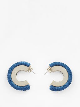 La Playa hoop earrings Earrings Pichulik Blue   - Collagerie