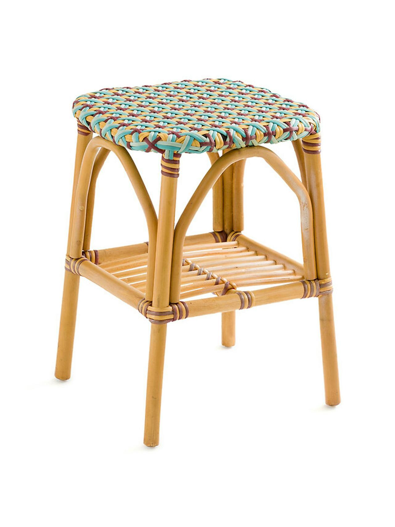 Musette rattan and weaving side table