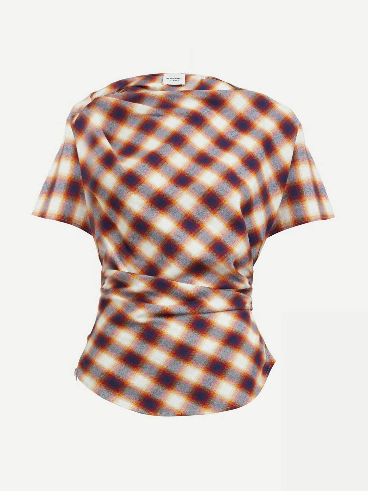 Tilda plaid cotton top