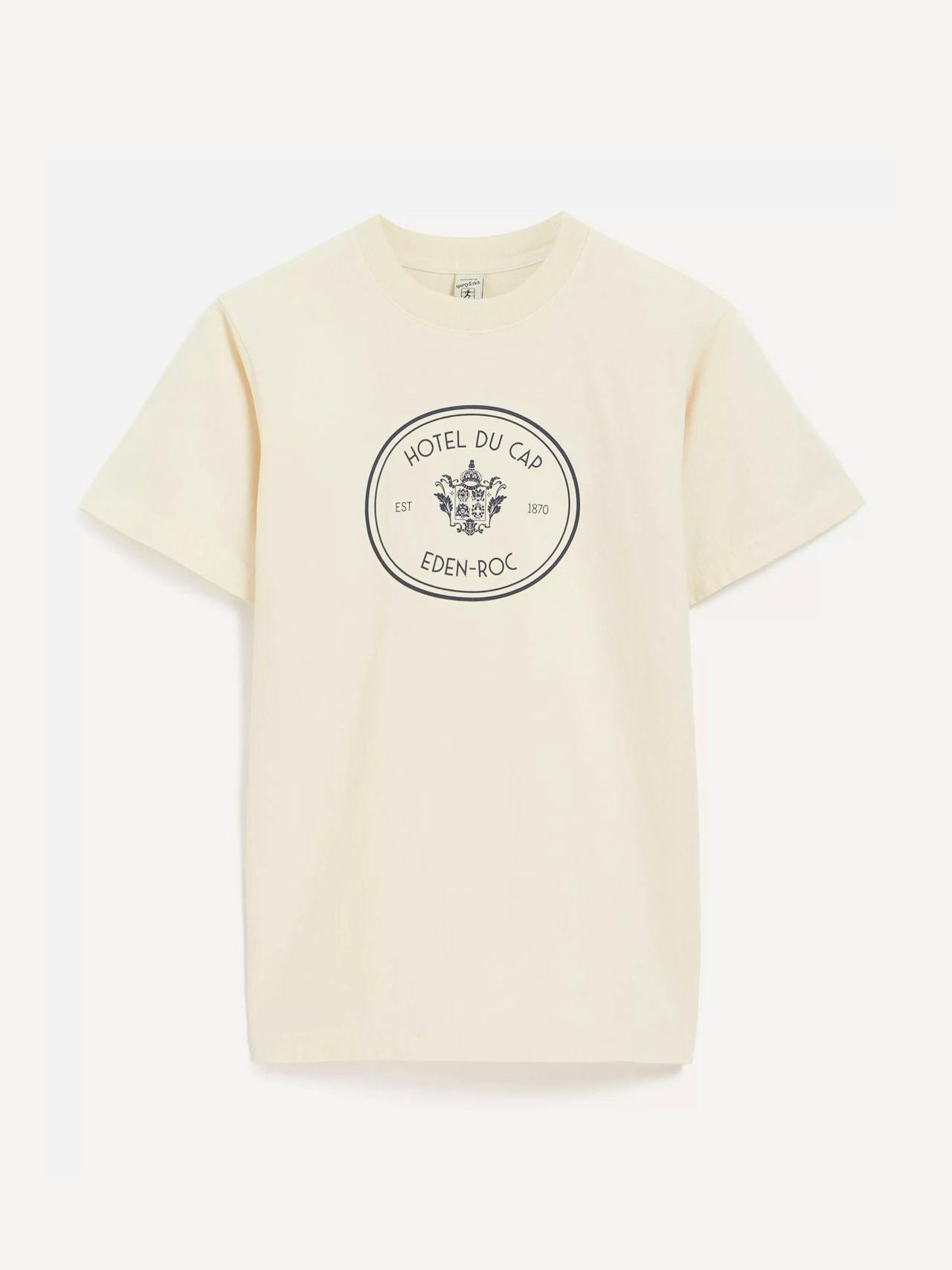 Cream Eden crest Kennedy t-shirt