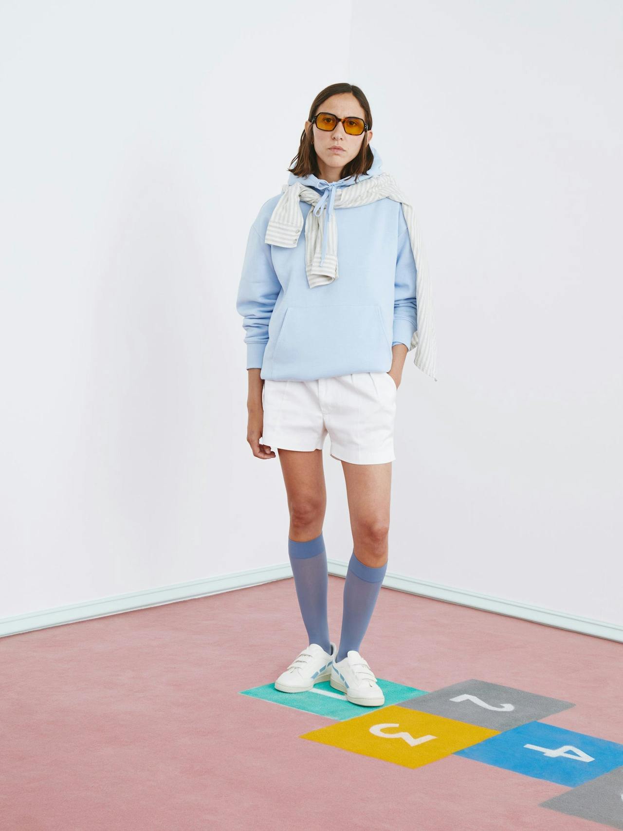 Modelo '89 strap trainer in sky blue Shoes SAYE    - Collagerie